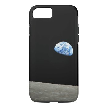 Earth Rises From Moon Iphone 8/7 Case by unique_cases at Zazzle