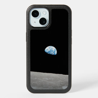 Earth Rising Above The Lunar Horizon. iPhone 15 Case