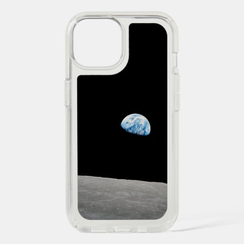 Earth Rising Above The Lunar Horizon iPhone 15 Case