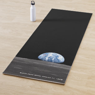 Earth Rising Over Moon, Apollo 11, 1969 Yoga Mat