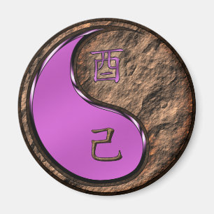 Earth Rooster Magnet