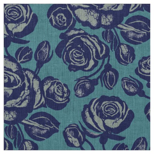 Earth Rose Blues Fabric