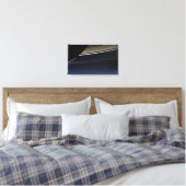 Earth Saturn Poster Canvas Print (Insitu(Bedroom))