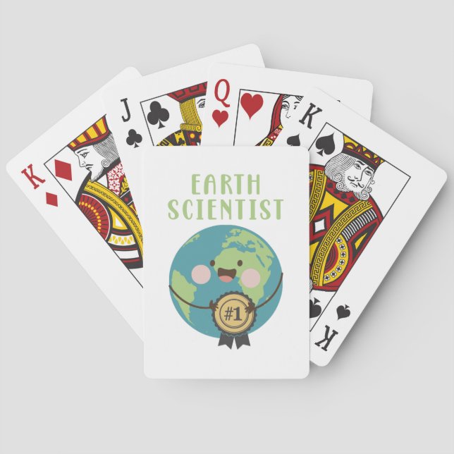 Earth Scientist Poker Cards (Back)