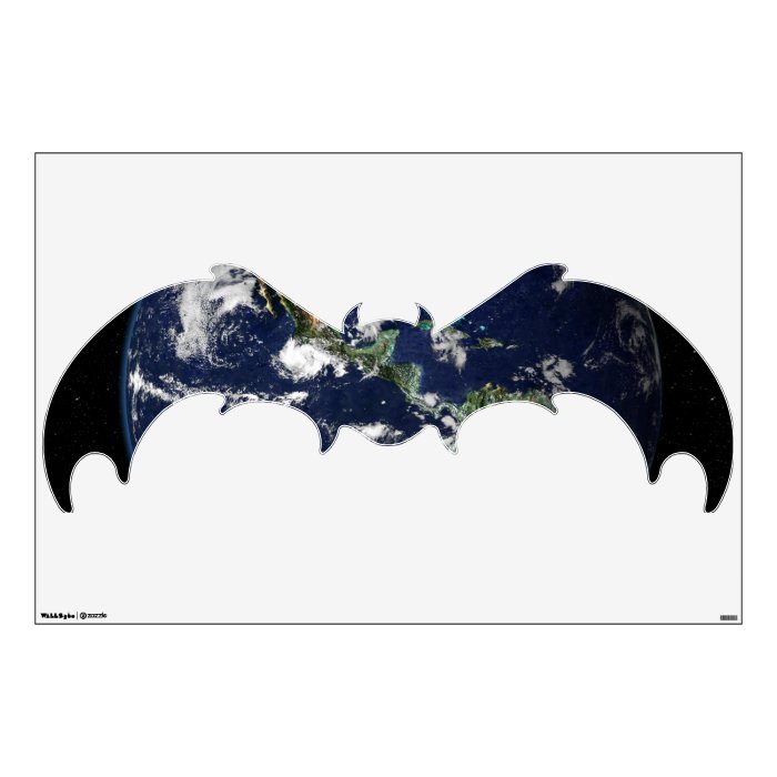 Earth seen Apollo Mission Halloween Wall Stickers