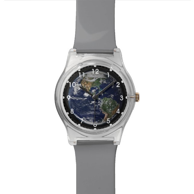 Earth seen from Apollo Mission Watch (Close Up)