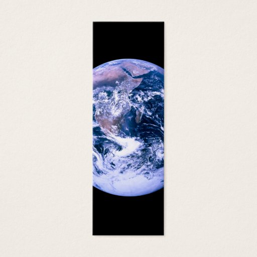 Customizable Earth Seen From Space Business Card Templates