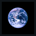 Earth Seen From Space Poster<br><div class="desc">Photograph of the Earth viewed from space. This is a NASA image of the Earth, viewed from space. It was taken by the Apollo 17 spacecraft in 1972, and is popularly known as 'The Blue Marble'. Credit: NASA Note that any distortion in the preview image is caused by compression artefacts,...</div>