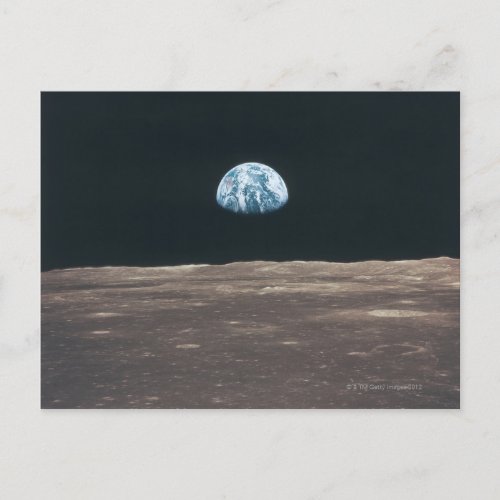 Earth Seen from the Moon Postcard