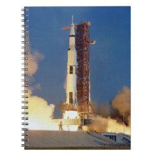 Earth Shakes as Saturn V Blazes Skyward to Moon Notebook