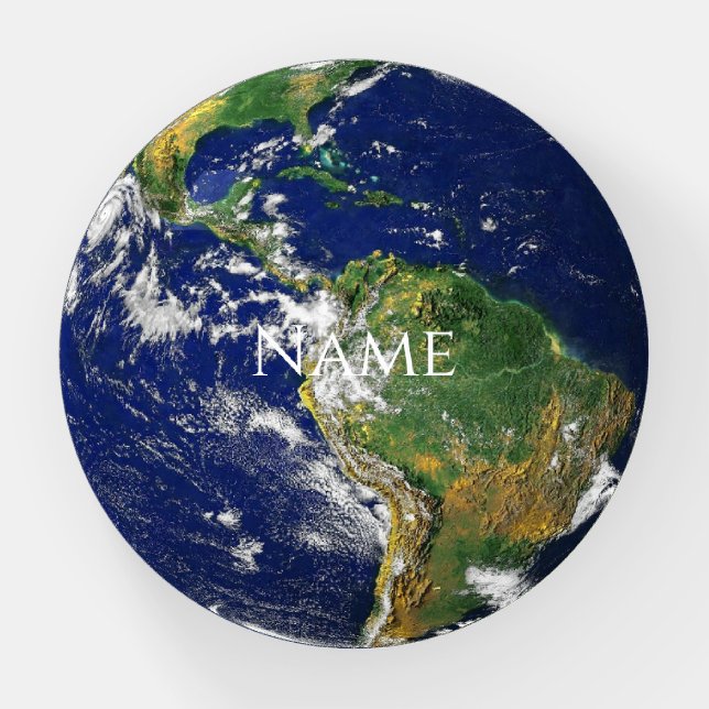Earth shaped paper weight- HAMbyWG Paperweight (Front)