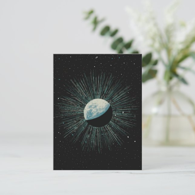 Earth Shine Postcard (Standing Front)