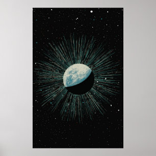 Earth Shine Poster