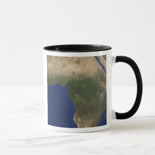 Earth showing landcover over Africa Mug