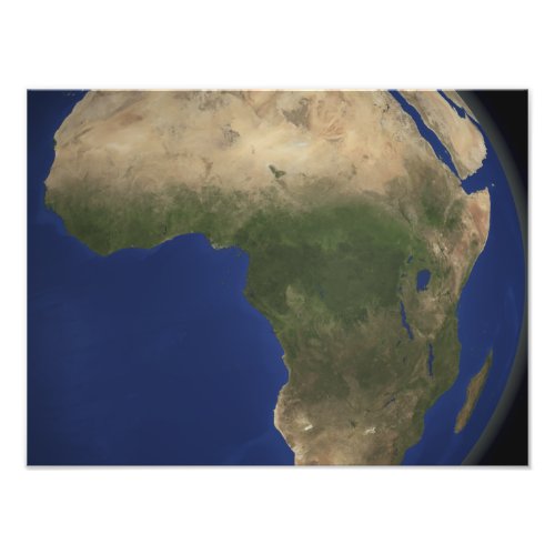 Earth showing landcover over Africa Photo Print