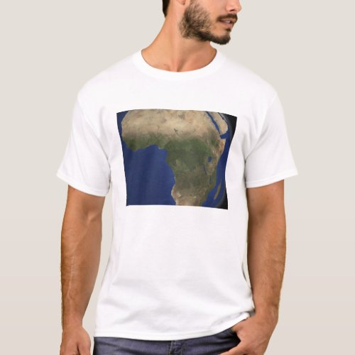 Earth showing landcover over Africa T_Shirt