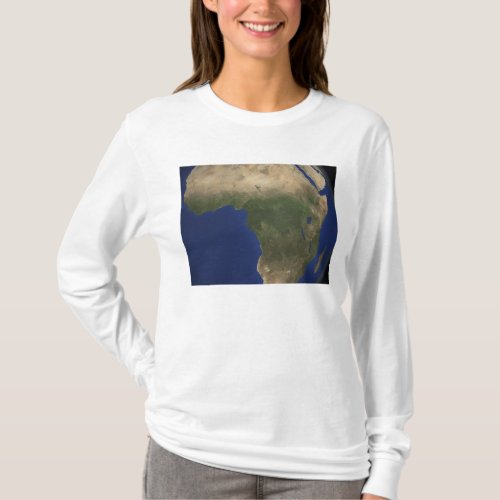 Earth showing landcover over Africa T_Shirt