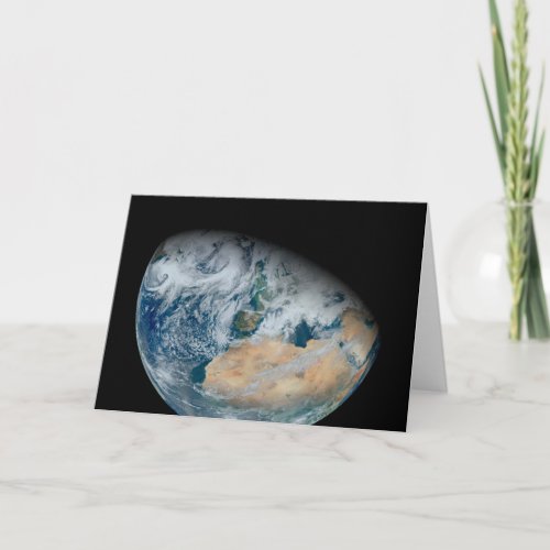 Earth Showing North Africa And Southwestern Europe Card
