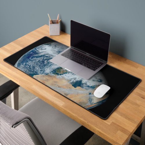 Earth Showing North Africa And Southwestern Europe Desk Mat