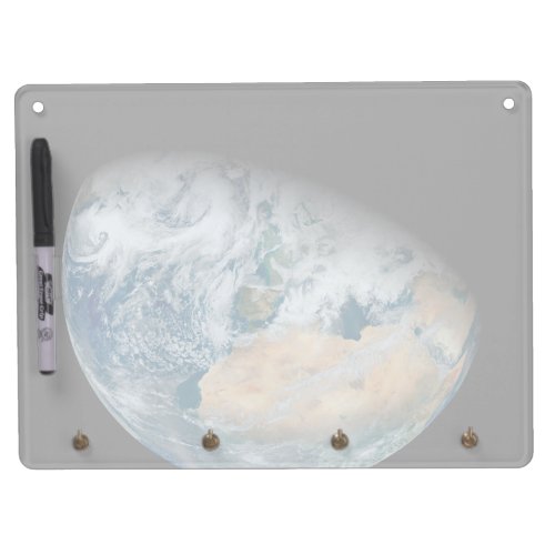 Earth Showing North Africa And Southwestern Europe Dry Erase Board With Keychain Holder