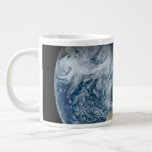 Earth Showing North Africa And Southwestern Europe Giant Coffee Mug