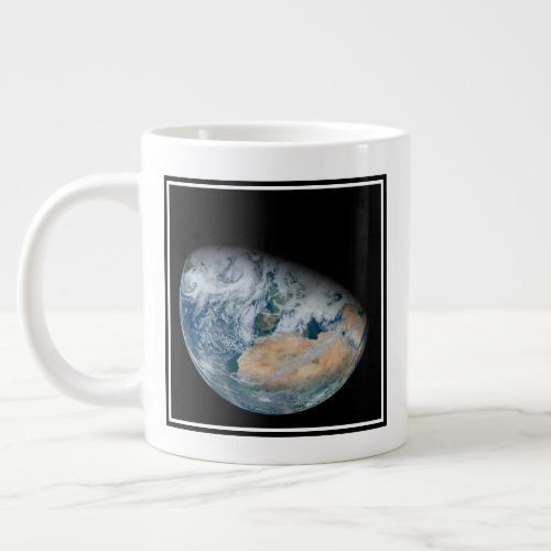 Earth Showing North Africa And Southwestern Europe Giant Coffee Mug