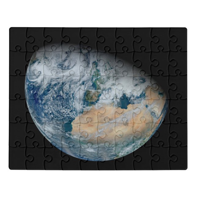 Earth Showing North Africa And Southwestern Europe Jigsaw Puzzle (Puzzle Horizontal)