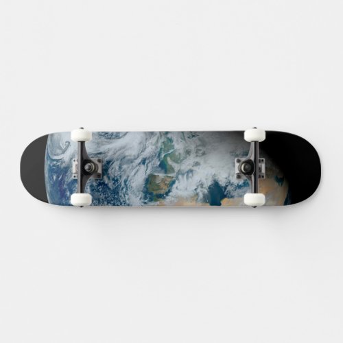 Earth Showing North Africa And Southwestern Europe Skateboard