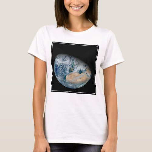 Earth Showing North Africa And Southwestern Europe T_Shirt