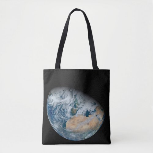 Earth Showing North Africa And Southwestern Europe Tote Bag