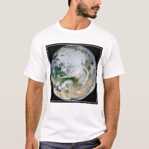 Earth Showing The Arctic, Europe And Asia. T-Shirt