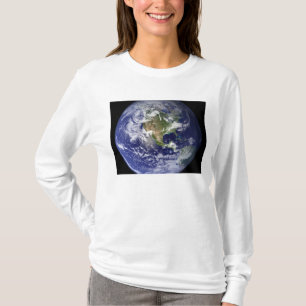 Earth showing the western hemisphere T-Shirt