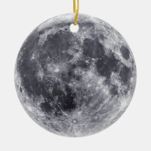 Earth Side & Far Side Of Moon Ornament