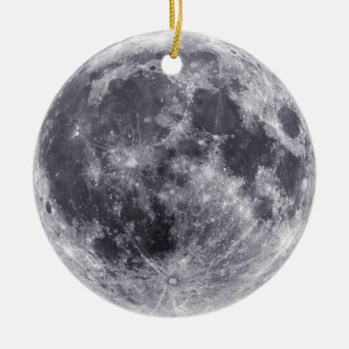 Earth Side  Far Side Of Moon Ornament