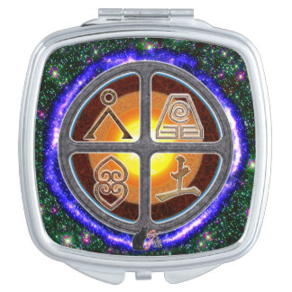 Earth Signs Compact Mirror