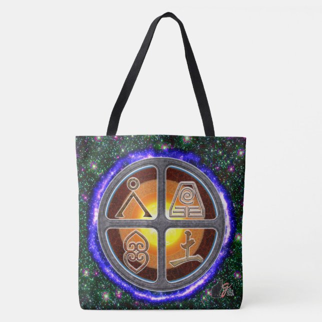 Earth Signs Tote Bag (Front)