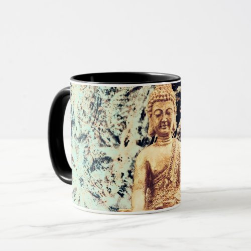 Earth Sitting Buddha Elegant Zen Enlightenment Mug