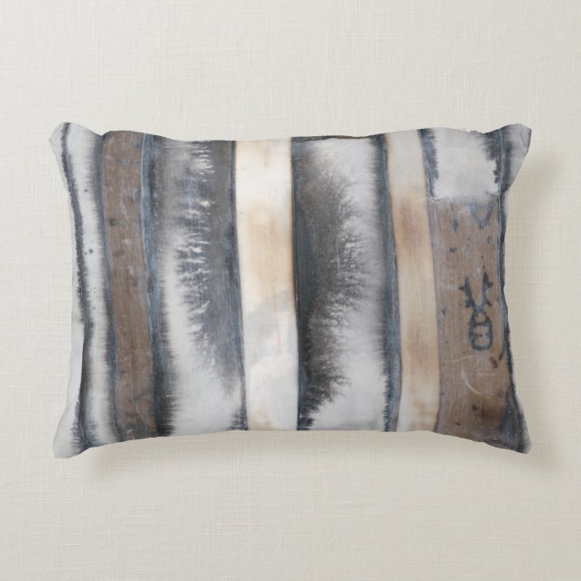 Earth & Smoke I Decorative Pillow (Front)