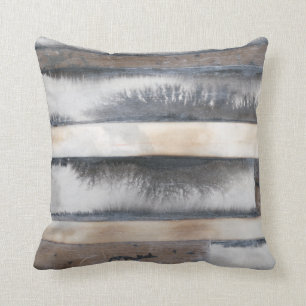 Earth & Smoke I Throw Pillow