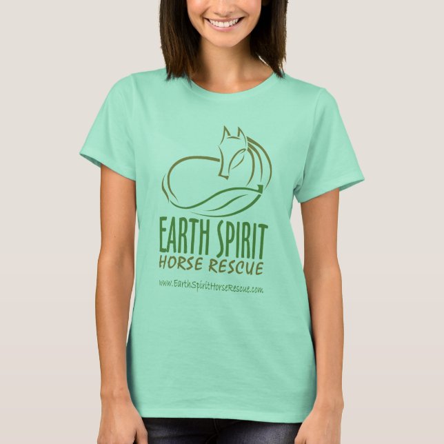Earth Spirit Horse Rescue Inc. T-Shirt (2-tone)1 (Front)