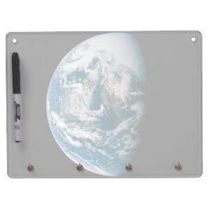 Earth Taken From The Apollo 13 Spacecraft. Dry Erase Board With Keychain Holder