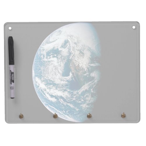 Earth Taken From The Apollo 13 Spacecraft Dry Erase Board With Keychain Holder