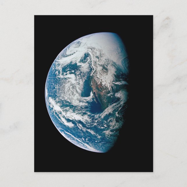 Earth Taken From The Apollo 13 Spacecraft. Postcard (Front)