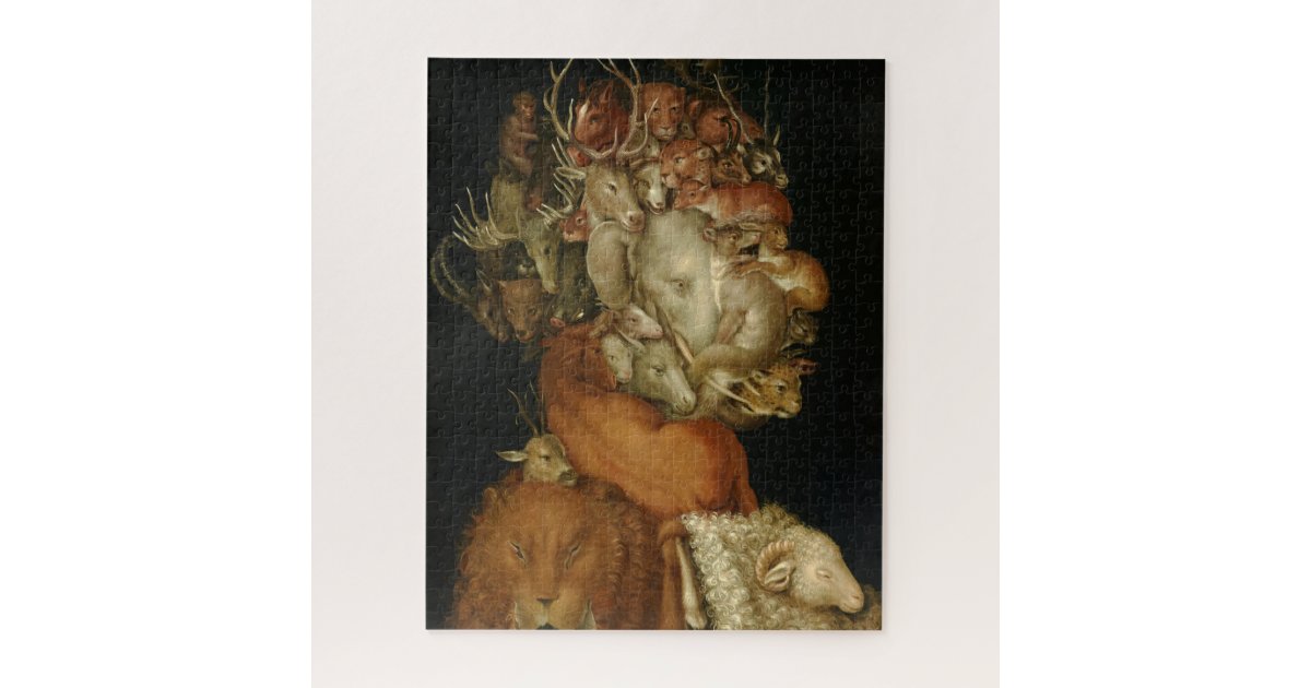 Earth, Terra by Giuseppe Arcimboldo Jigsaw Puzzle | Zazzle