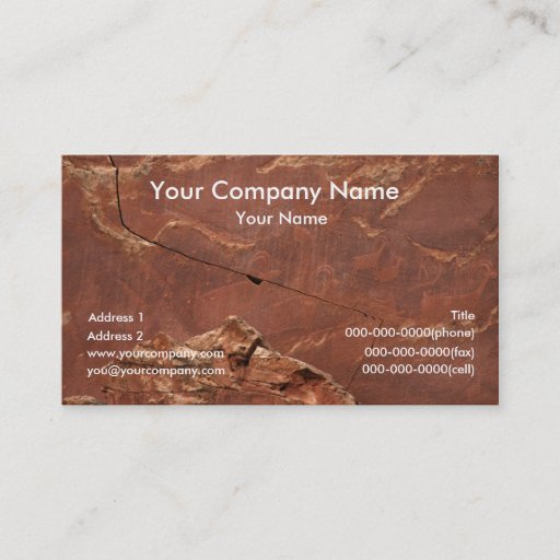 Customizable Earth Texture Business Cards