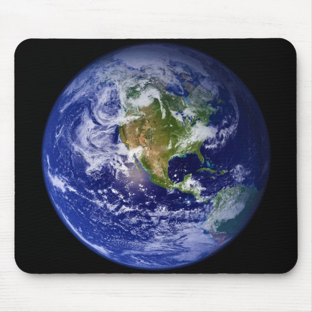 Earth The Beautiful Blue Marble Mouse Pad (Front)