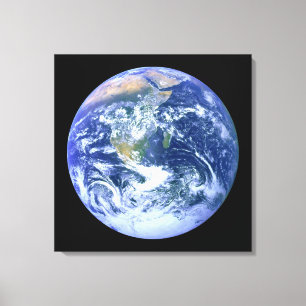 Earth - The Blue Marble Canvas Print