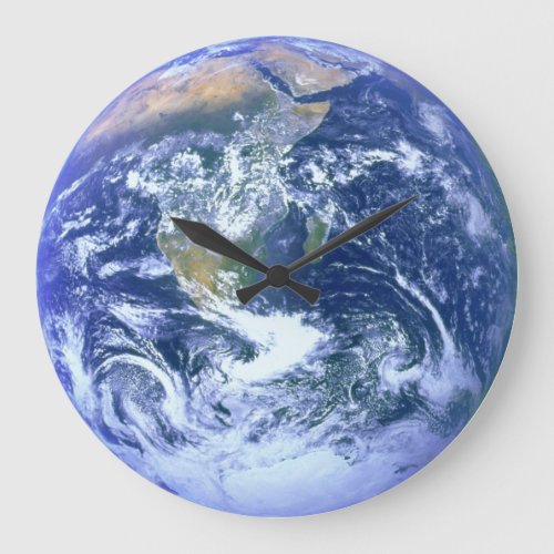 Earth _ The Blue Marble Large Clock