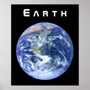 Earth - The Blue Marble Poster