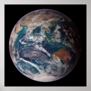 Earth: The Eastern Hemisphere Poster